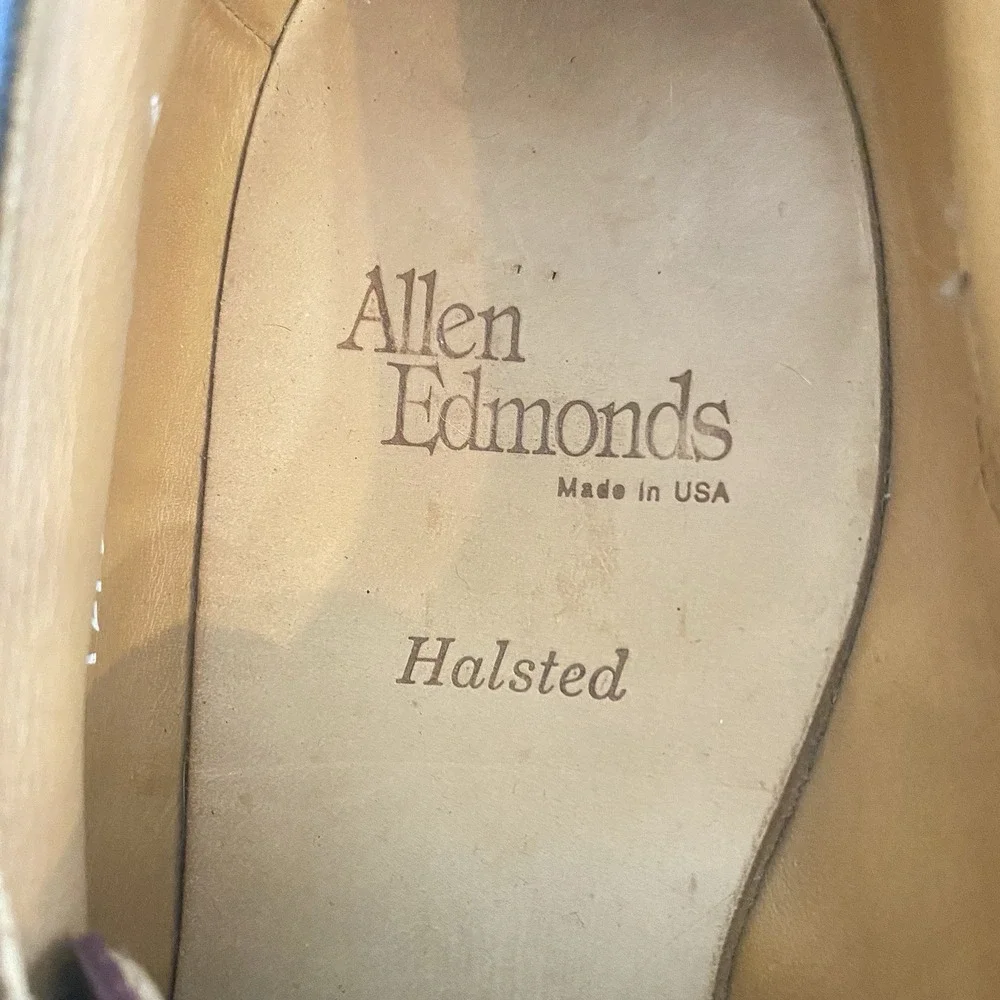 Allen Edmonds‎ Men's Brown Cornell Dress Shoes Monk Strap 9D